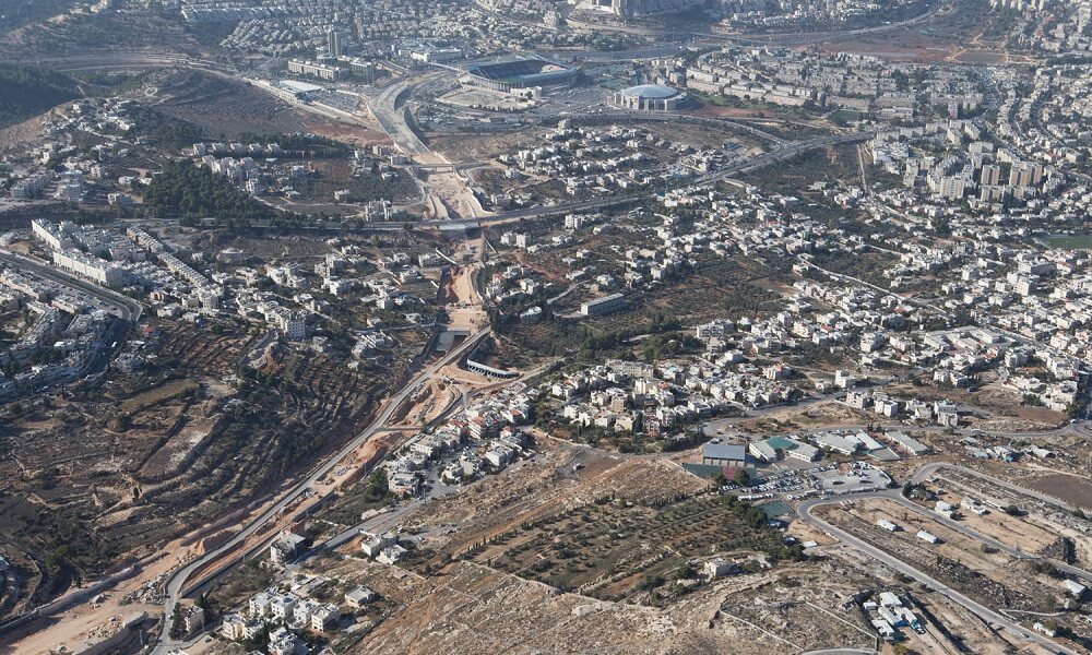 מחלף גולומב - התקדמות במבט מלמעלה